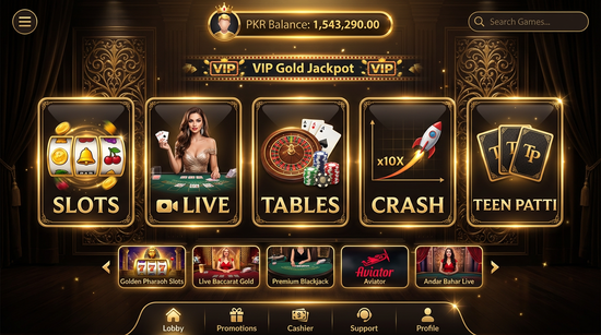 Main screen of pak77 casino page for PK players - 4